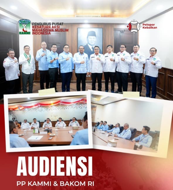Audiensi PP KAMMI dengan BAKOM RI